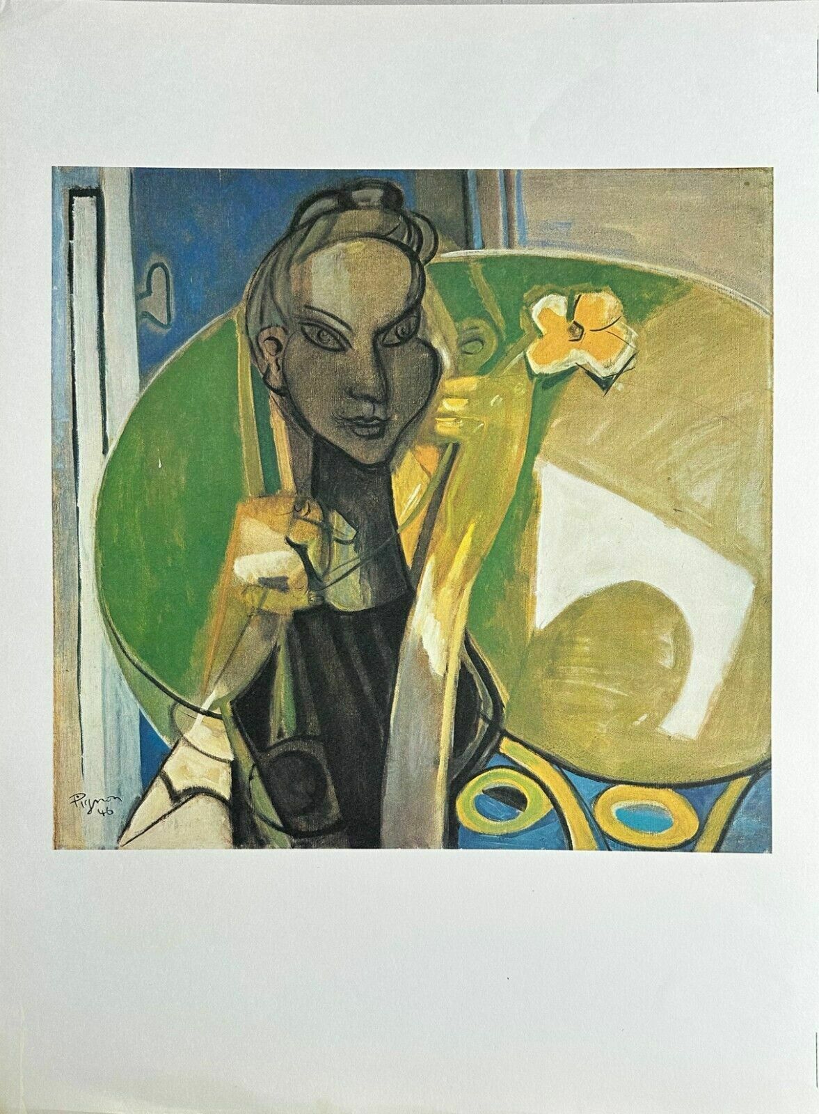 Edouard Pignon   Poster Poster Exhibition Union Of French Women Paris 1980