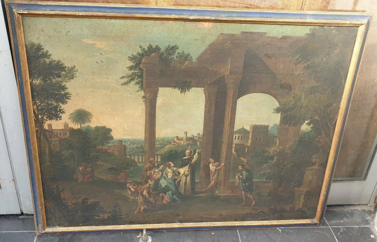 Miracles Of Saint Vincent Ferrer, Eighteenth Century School photo furniture