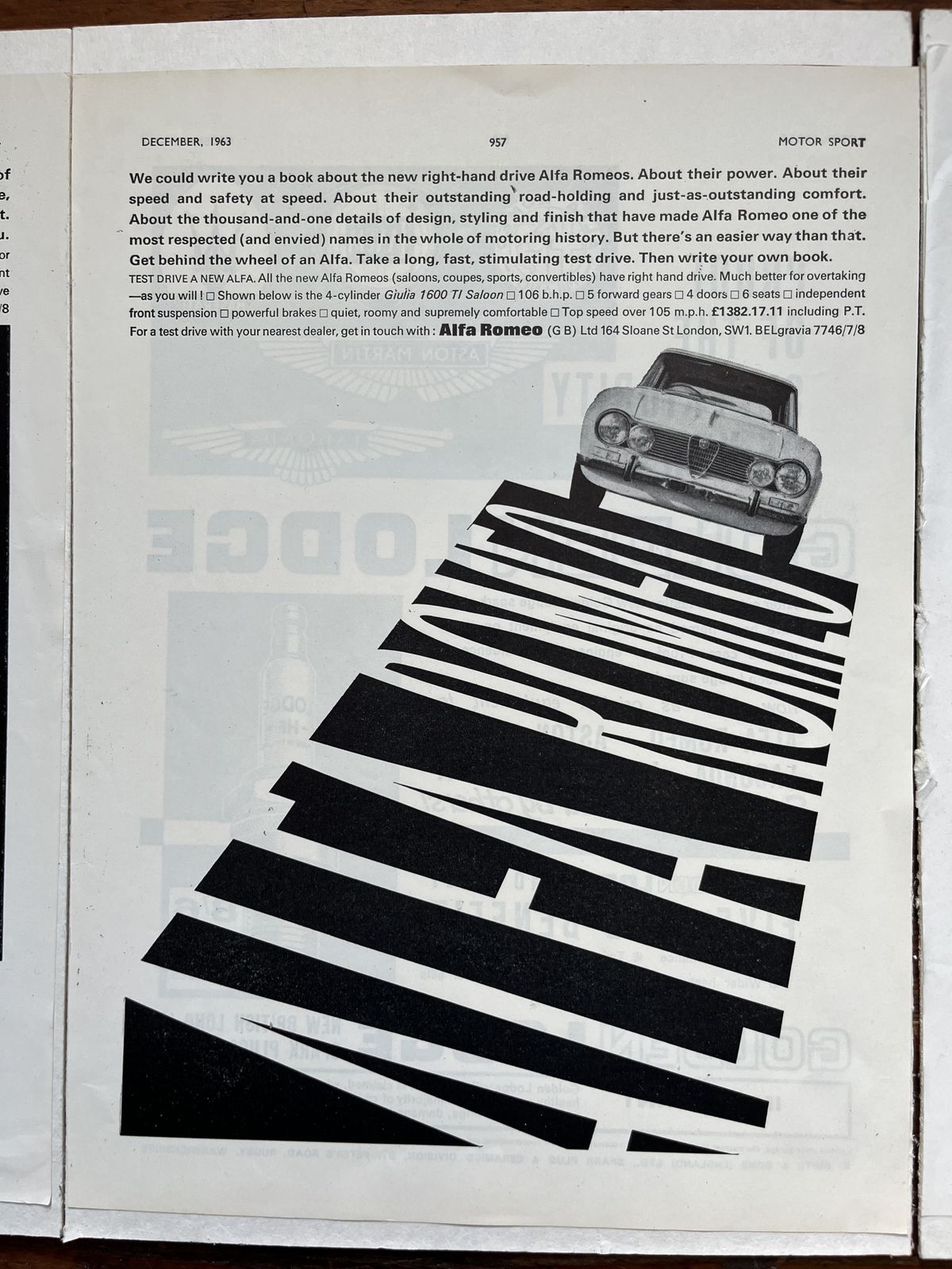 Alfa Romeo Vintage Advertisements 1960s photo 135.0