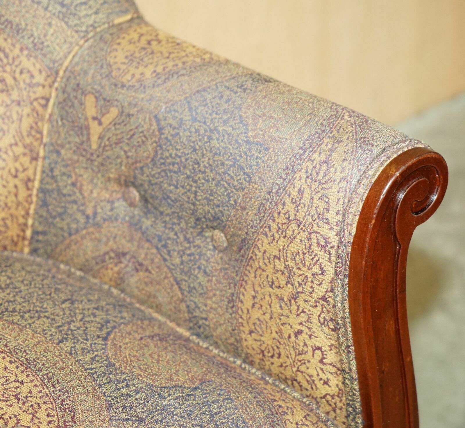 photo vinterior Pair Of George Smith William IV Library Armchairs Unique Upholstery