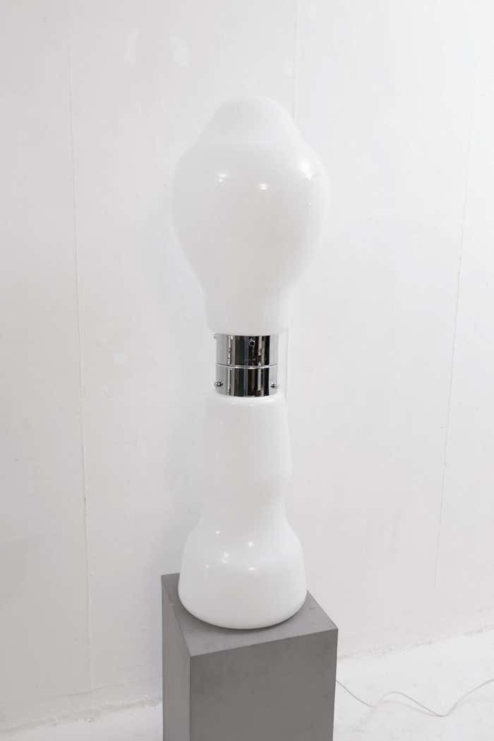 Mid Century Modern Floor Lamp Brillio By Carlo Nason For Mazzega, Italy 1970s photo vinterior