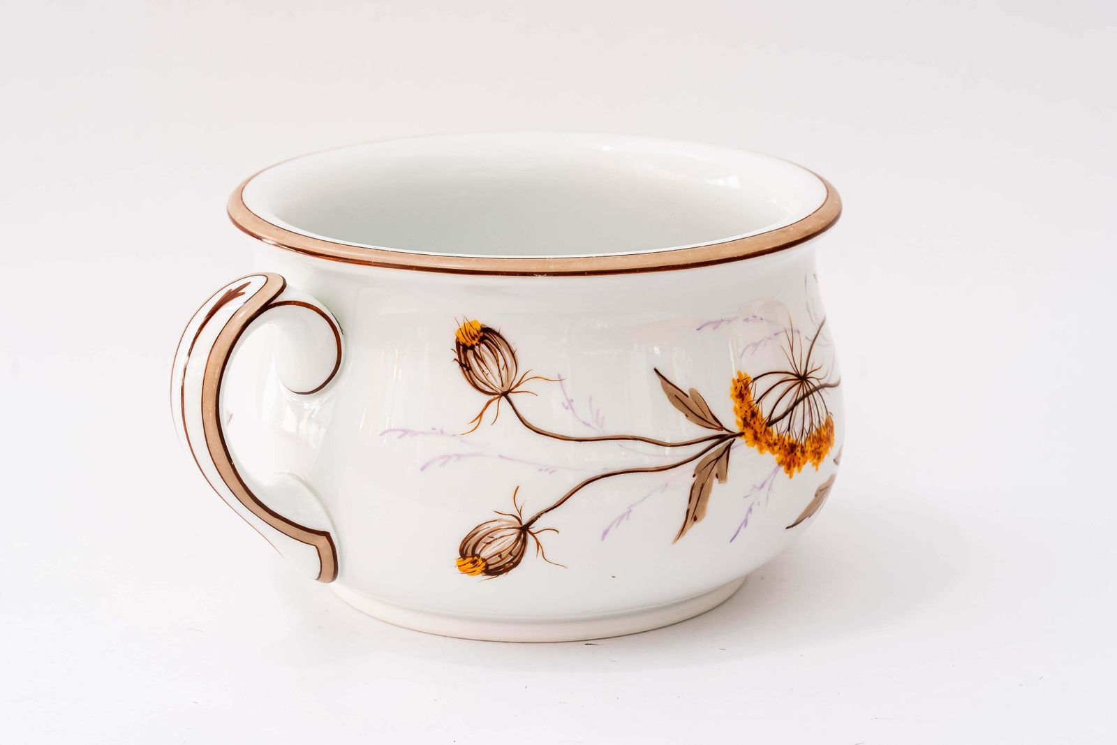 Art Deco Porcelain Pot Hand Painted Germany Around 1930s photo furniture
