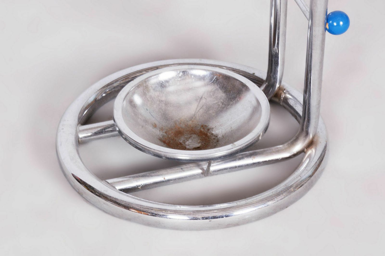 Restored Bauhaus Umbrella Stand, Chrome Plated Steel, Germany, 1950s photo buy