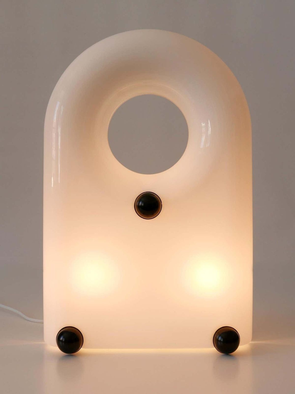 Extremely Rare Lucite Table Lamp Or Floor Light By Elio Martinelli 1969 Italy photo vinterior