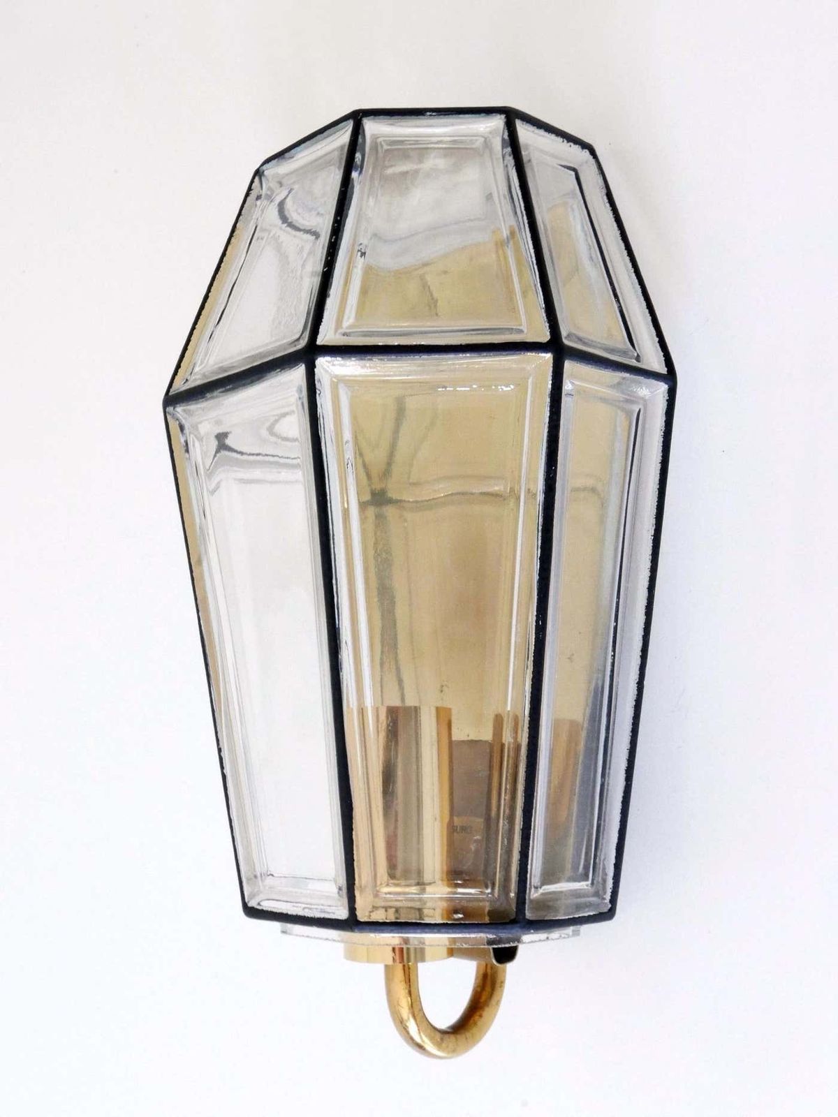 photo vinterior Set Of Two Mid Century Modern Sconces Or Wall Fixtures By Glashütte Limburg