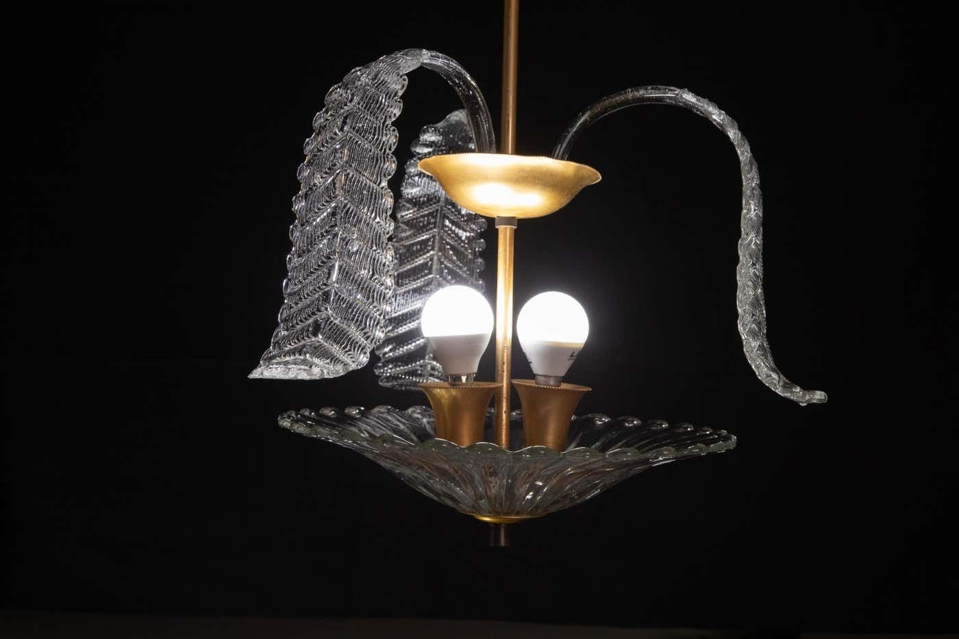 Vintage Liberty Pendant Light By Barovier & Toso, 1950 photo 1083.0