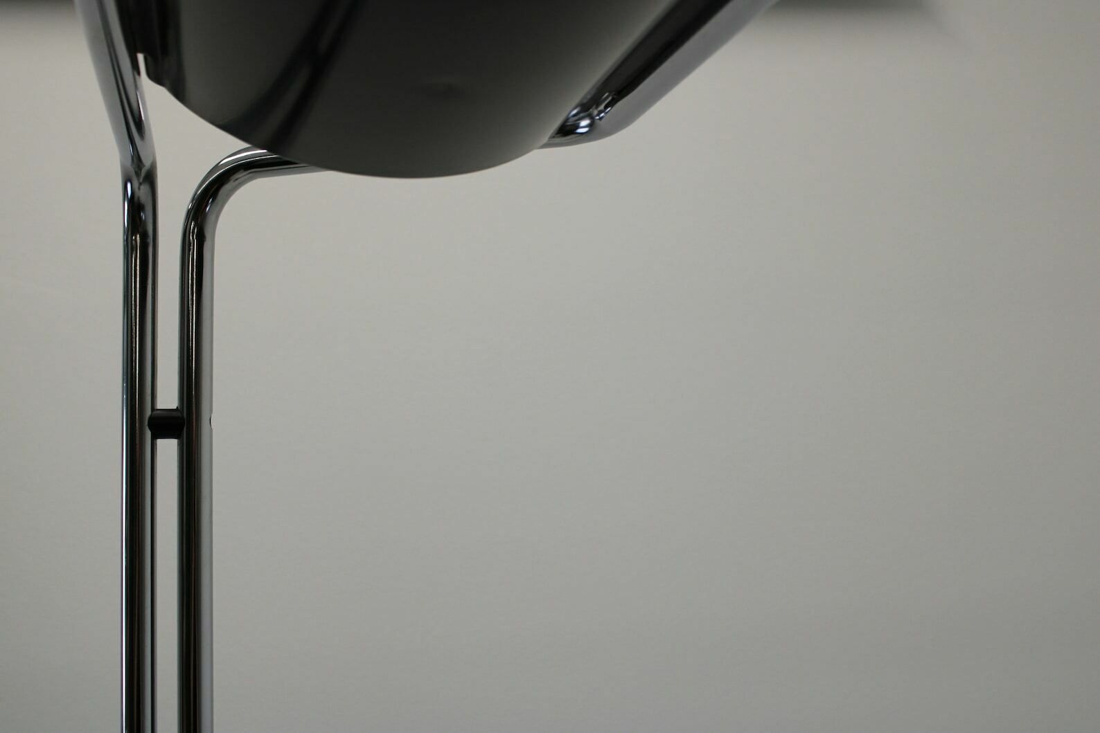 Meblo Floor Lamp By Bruno Gecchelin /Yugoslavia Meblo 1970's/Mid Century Lamp/Floor Lamp Shade/Freestanding Lamp/Chrome And Metal Lamp photo buy