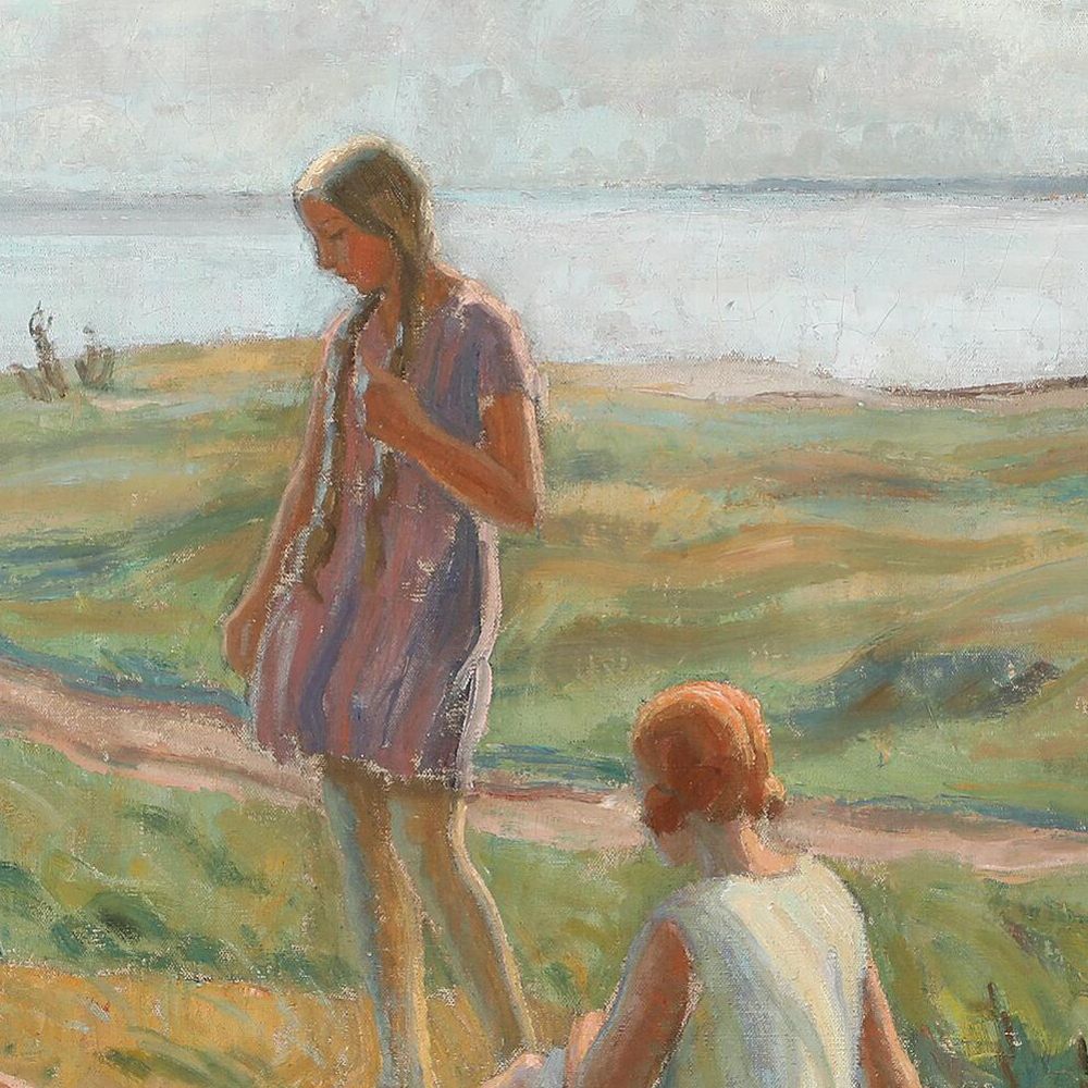 Anna Elisabeth Munch Oil On Canvas photo buy