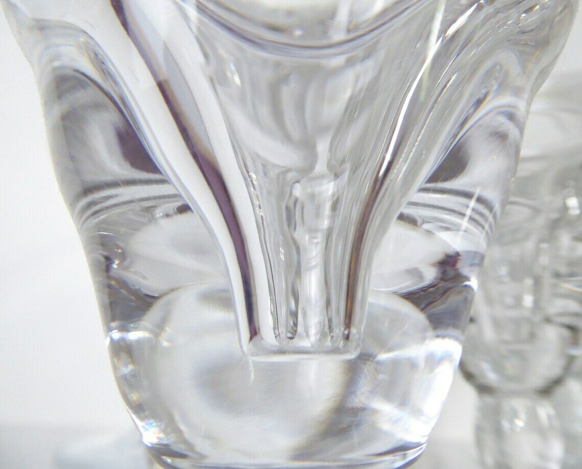 Antique Wine Glasses | Set Of Wine Or Aperitif Glasses | Set Of Nine Stemmed Glasses photo vintage