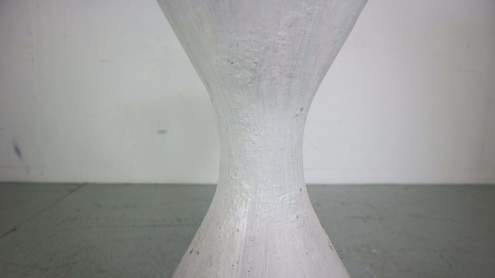 Garden Decor Willy Guhl 'Diablo' Spindel Hourglass Concrete Planter, Switzerland, 1954 photo