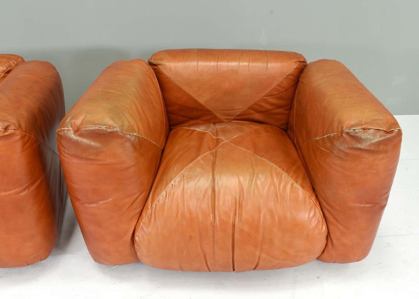 12051.0 Mario Marenco Lounge Armchairs Model Marius&Marius By Arflex, Italy – Circa 1970 photo
