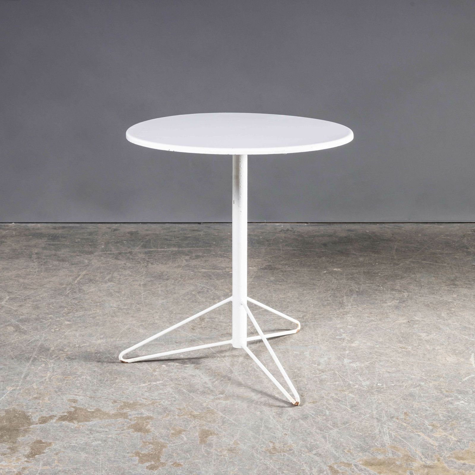 photo for sale 1970’s Egon Eiremann House In Baden Baden White Metal Tables