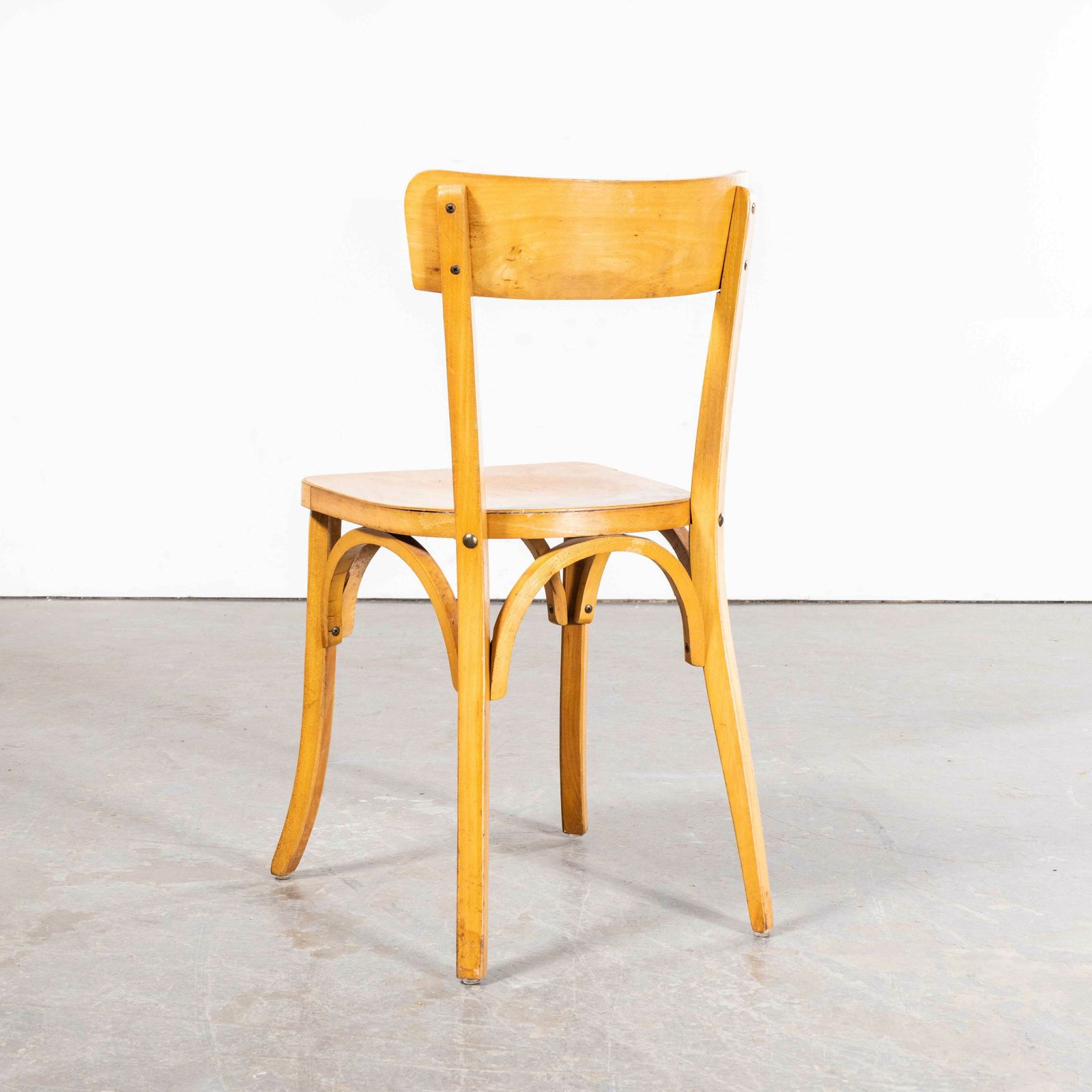 1950’s Standard Single Bar Blonde French Dining Chairs – Set Of Six photo buy