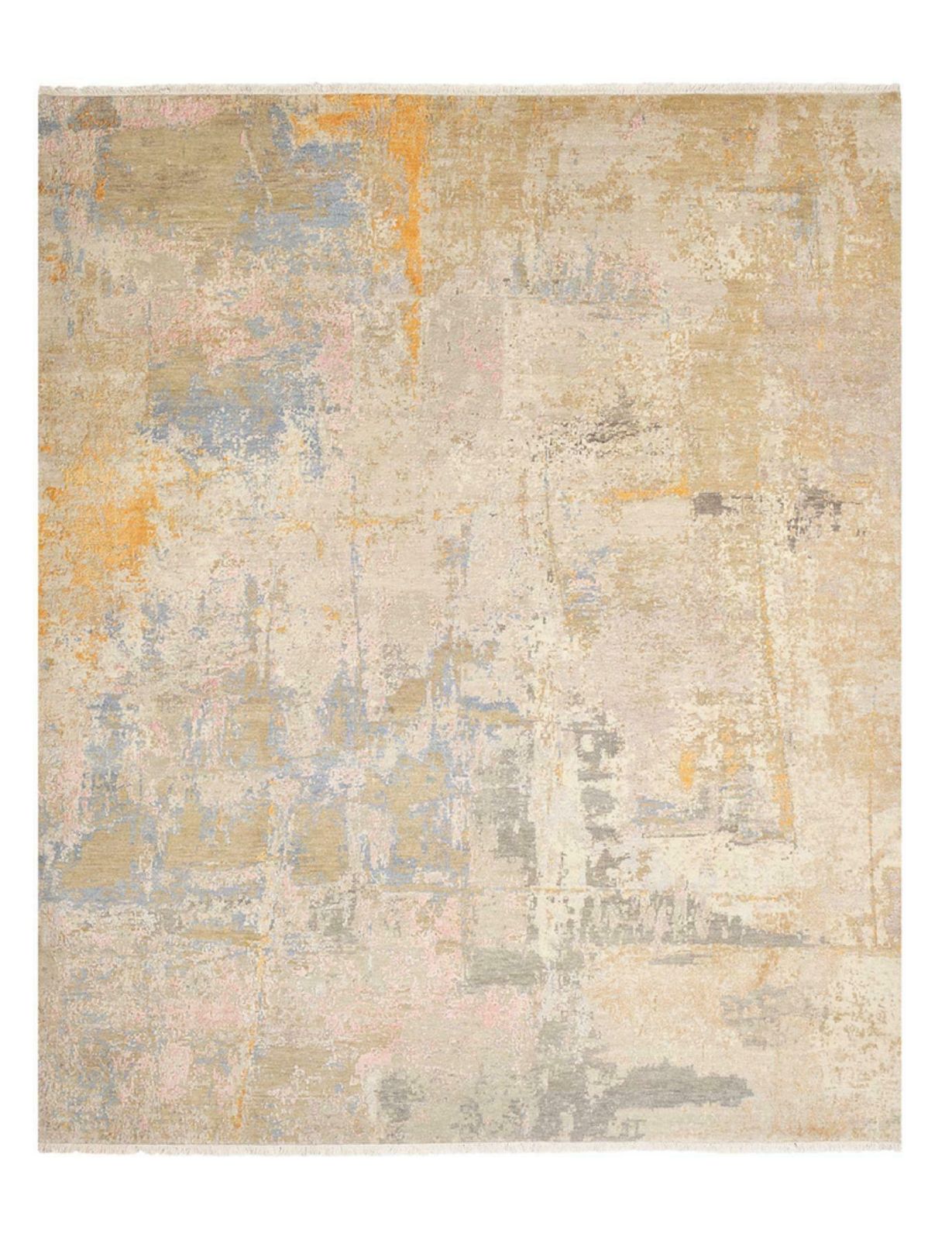 Wheat Field Hand Knotted Silk And Wool Rug photo Textiles