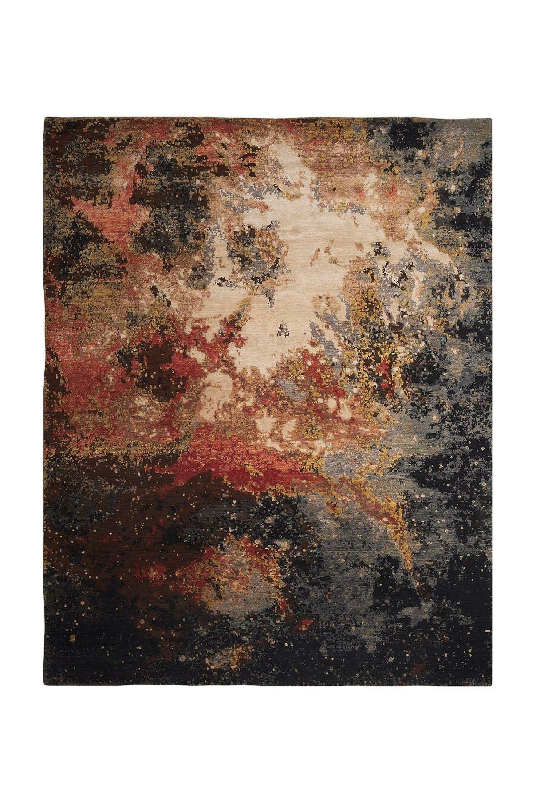 Surface Hand Knotted Wool And Silk Rug photo furniture