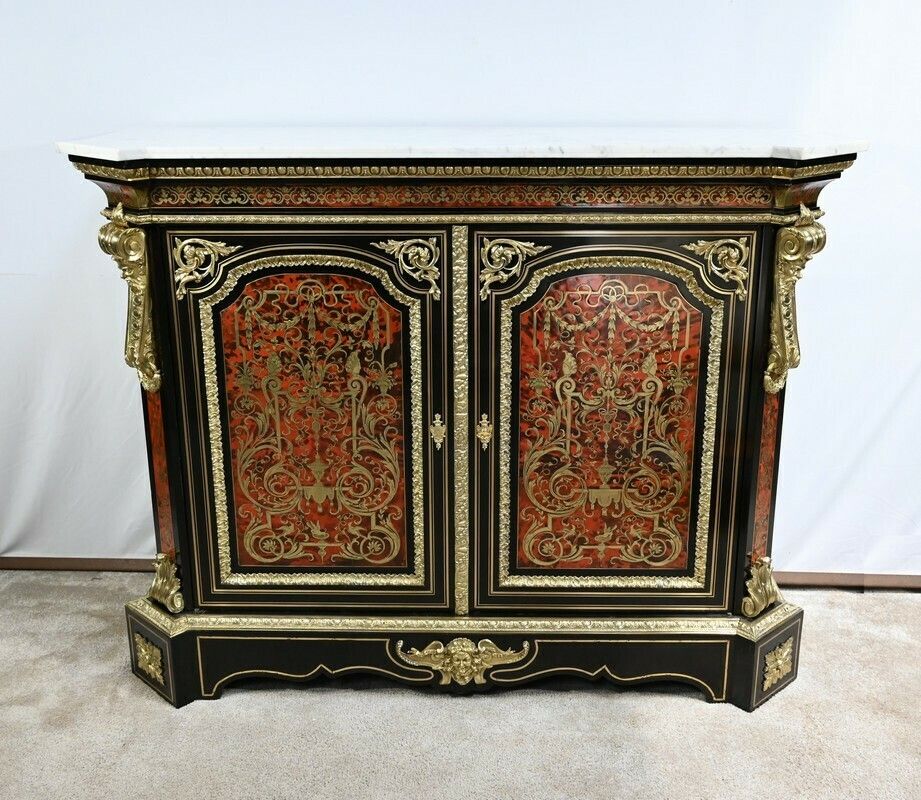 “Boule” Marquetry Buffet, Napoleon III Period – Mid 19th Century