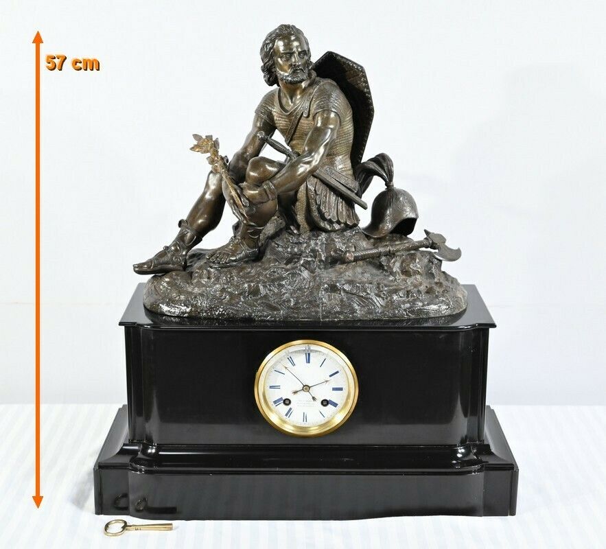 Borne Clock In Marble And Bronze, Stamped Viel & Delrue – Late 19th Century photo furniture