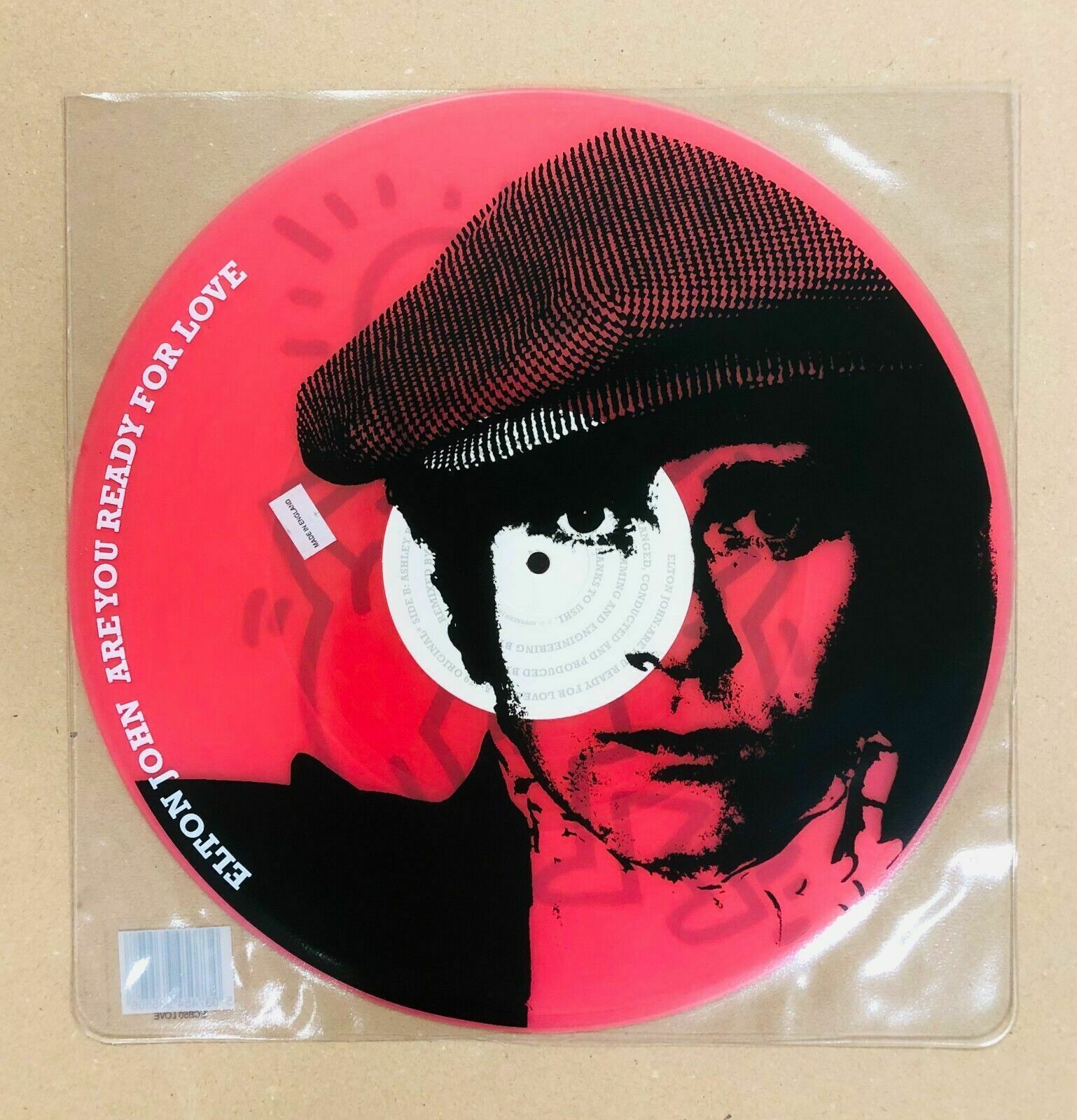 Keith Haring, For Elton John "Are You Ready For Love"   Vynil, 12", 33 Rpm,   1985