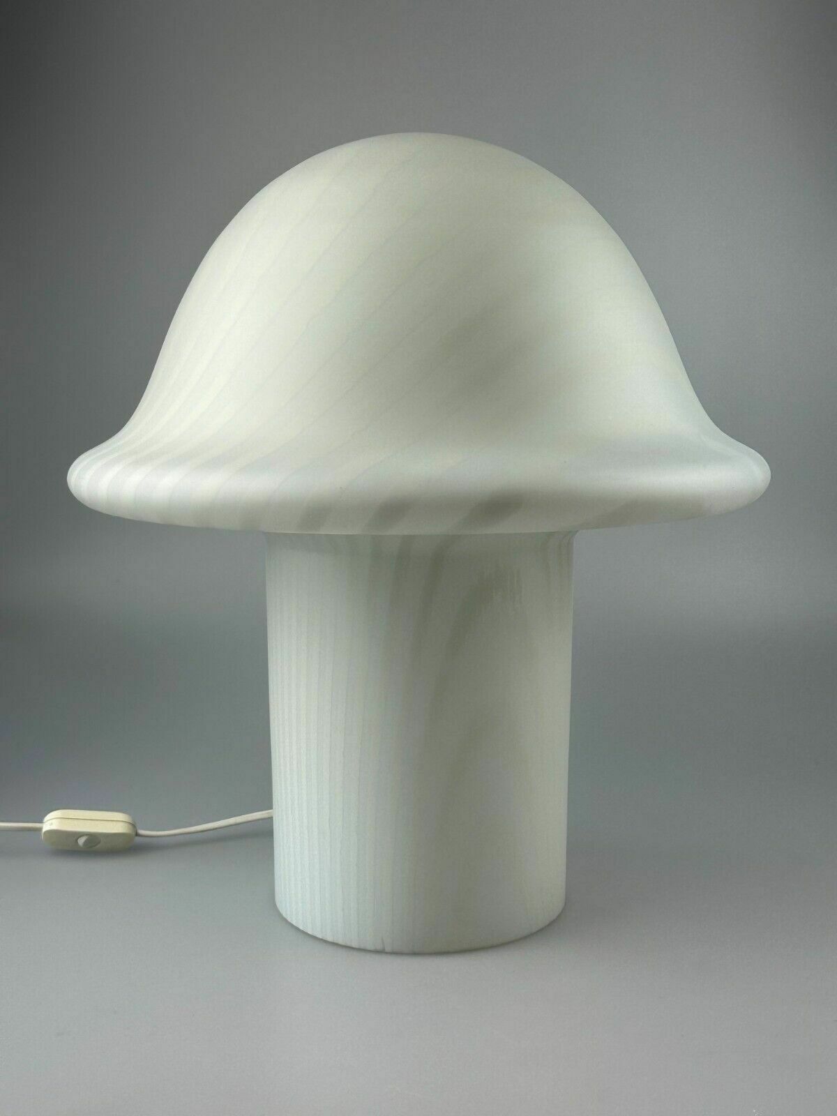 Xl 60s 70s Peill & Putzler Germany Table Lamp Mushroom Glass Space Age photo 799.0
