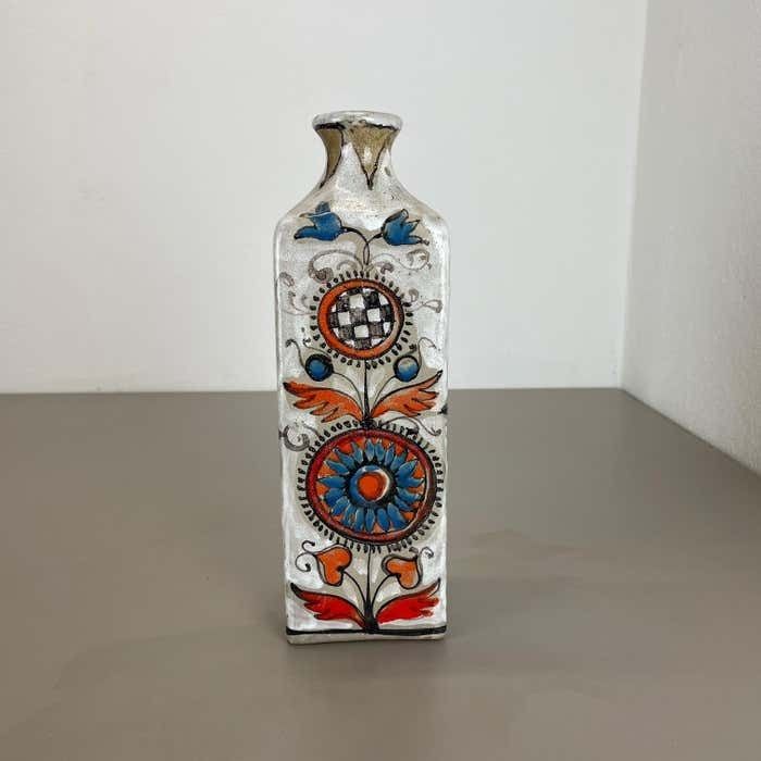 Unique Ceramic Studio Pottery Vase By Elio Schiavon Ceramics Padua Italy 1970s photo furniture