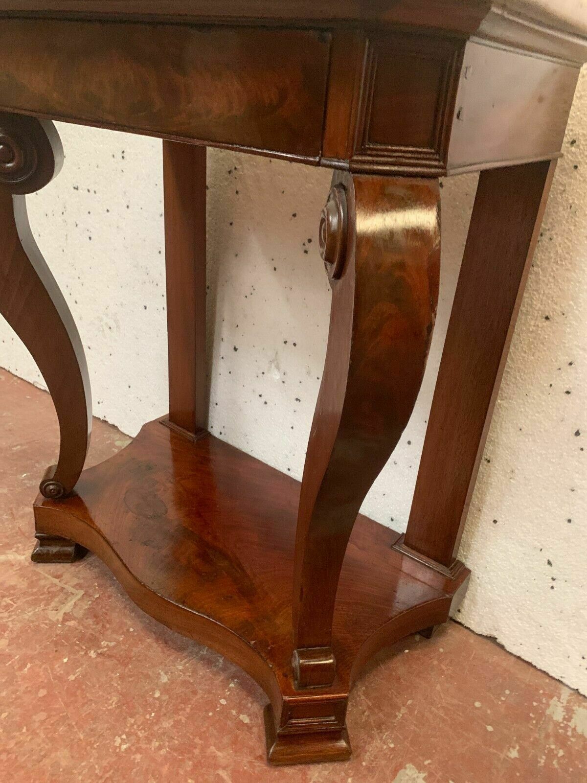 Louis Philippe Console In Mahogany And 19th Century Veneer photo Furniture
