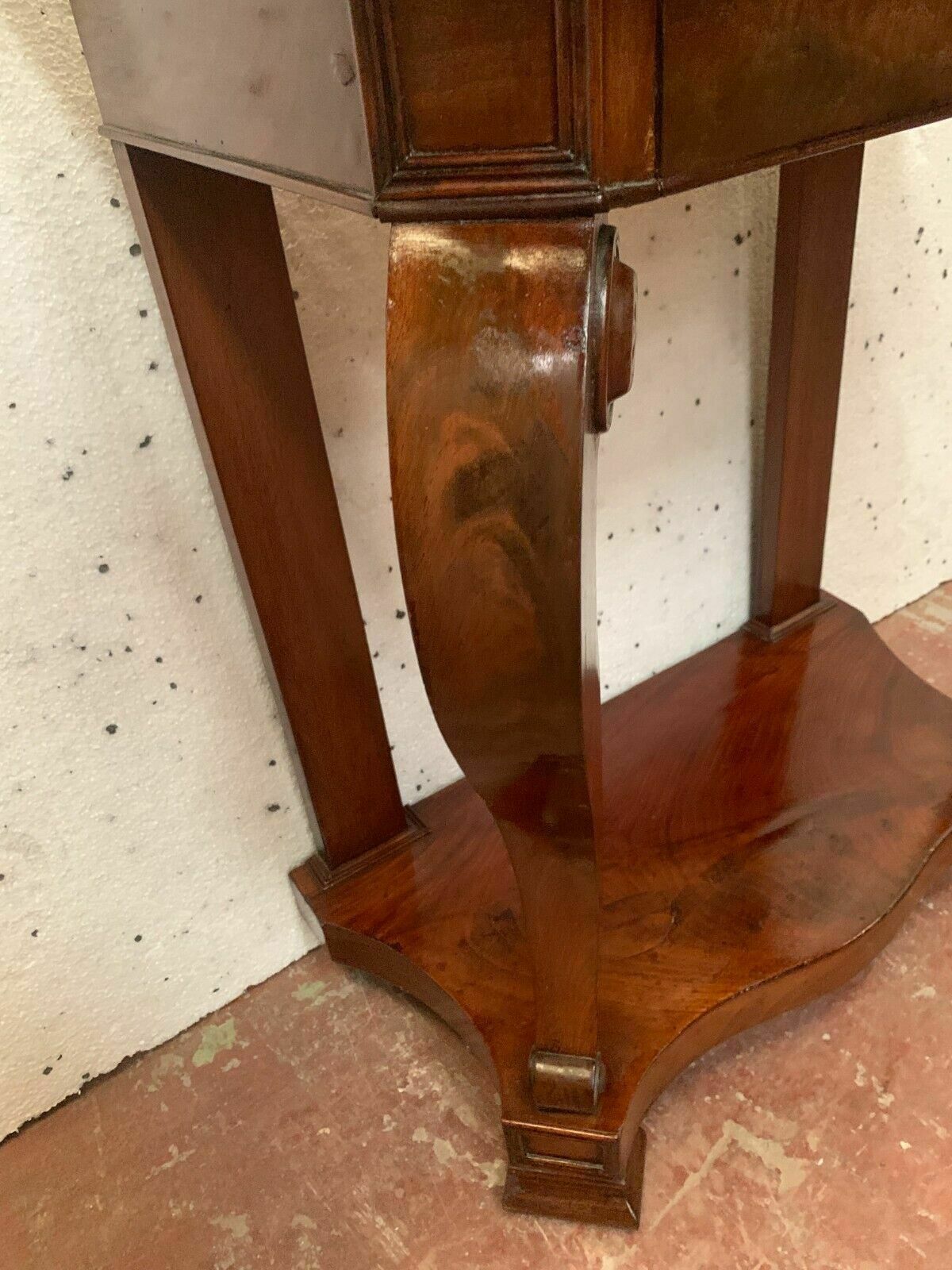 660.52 Louis Philippe Console In Mahogany And 19th Century Veneer photo