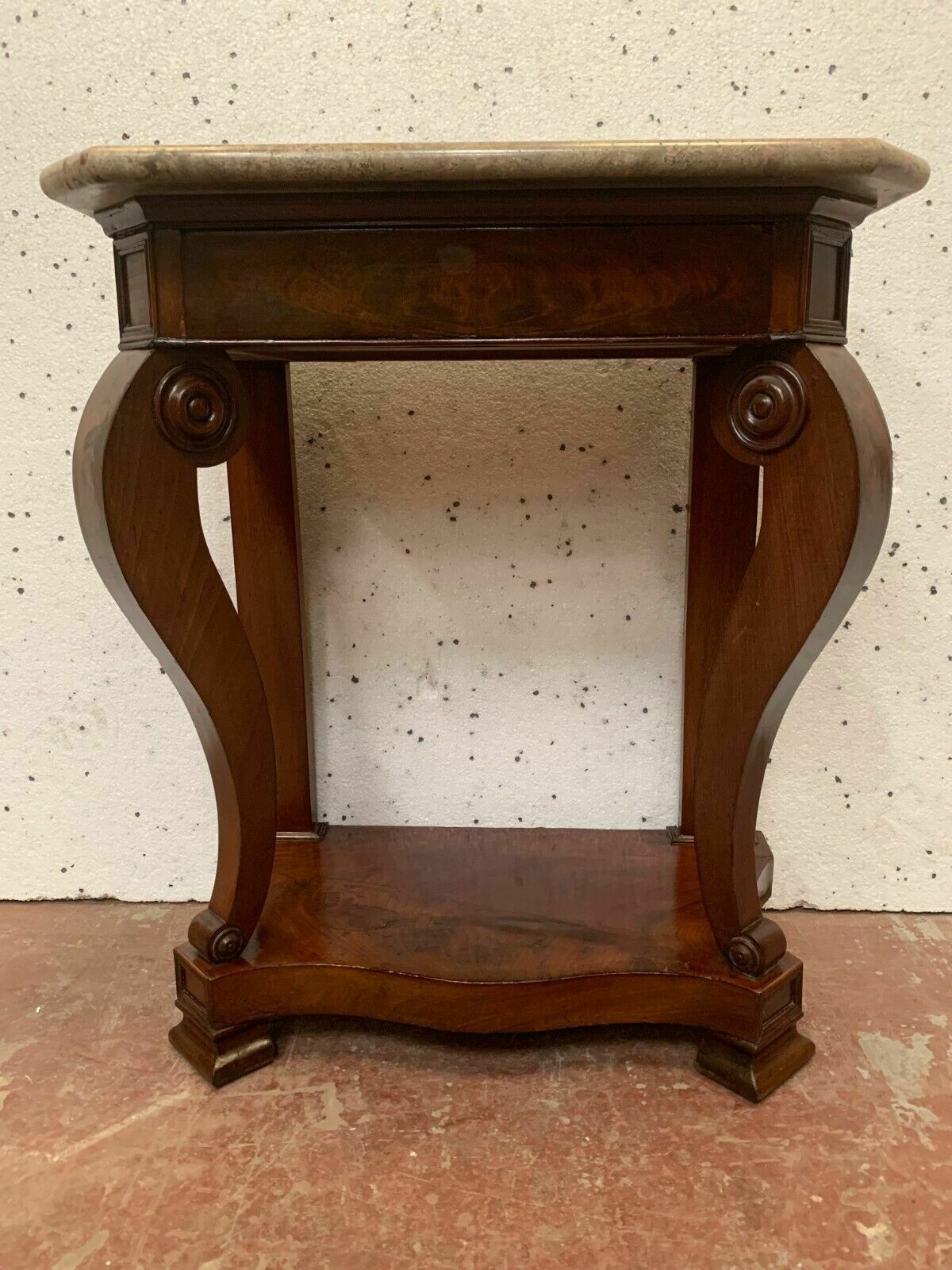 photo buy Louis Philippe Console In Mahogany And 19th Century Veneer