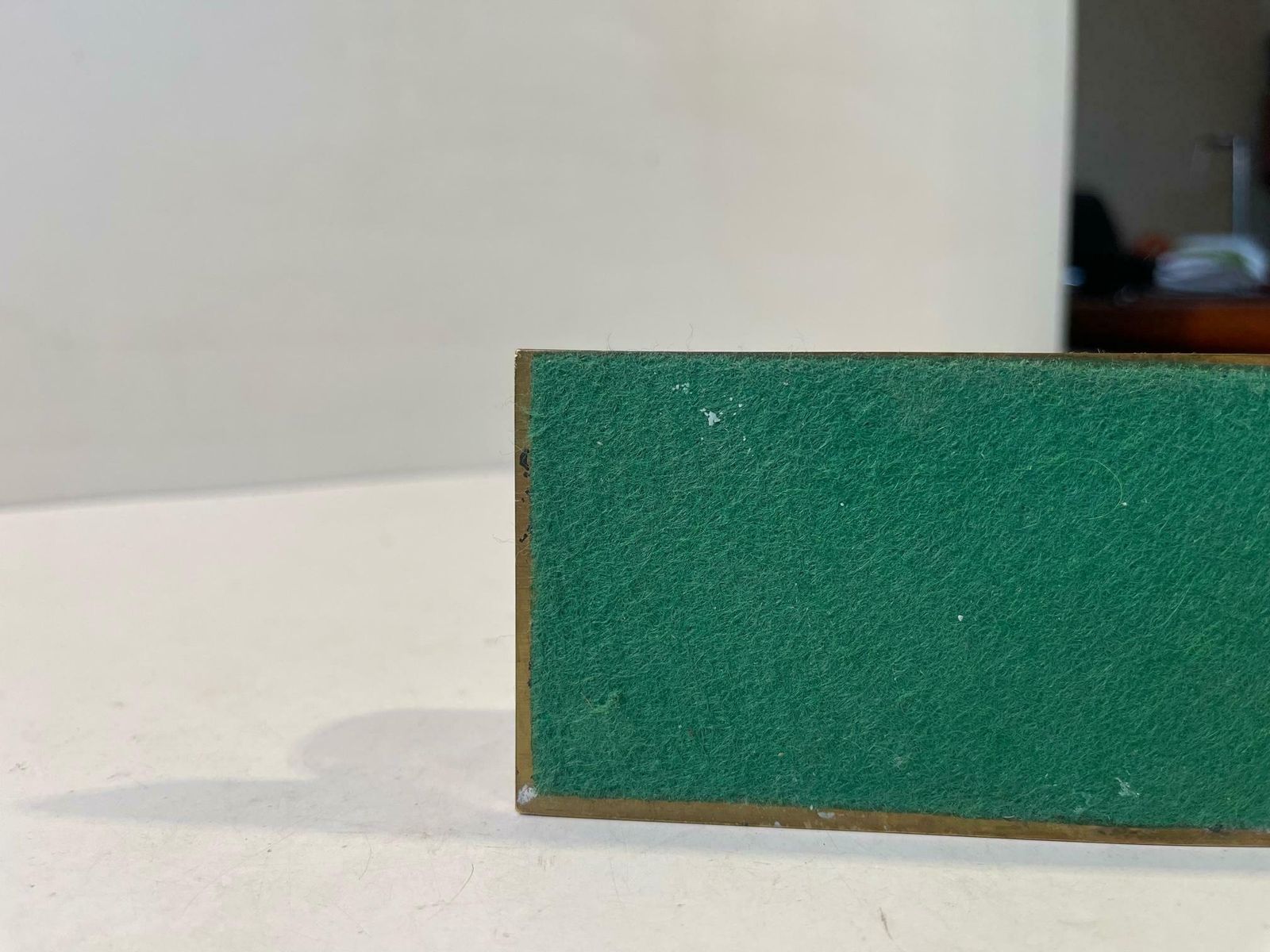 Sculptural Modernist Counterweight Paperweight In Bronze photo buy