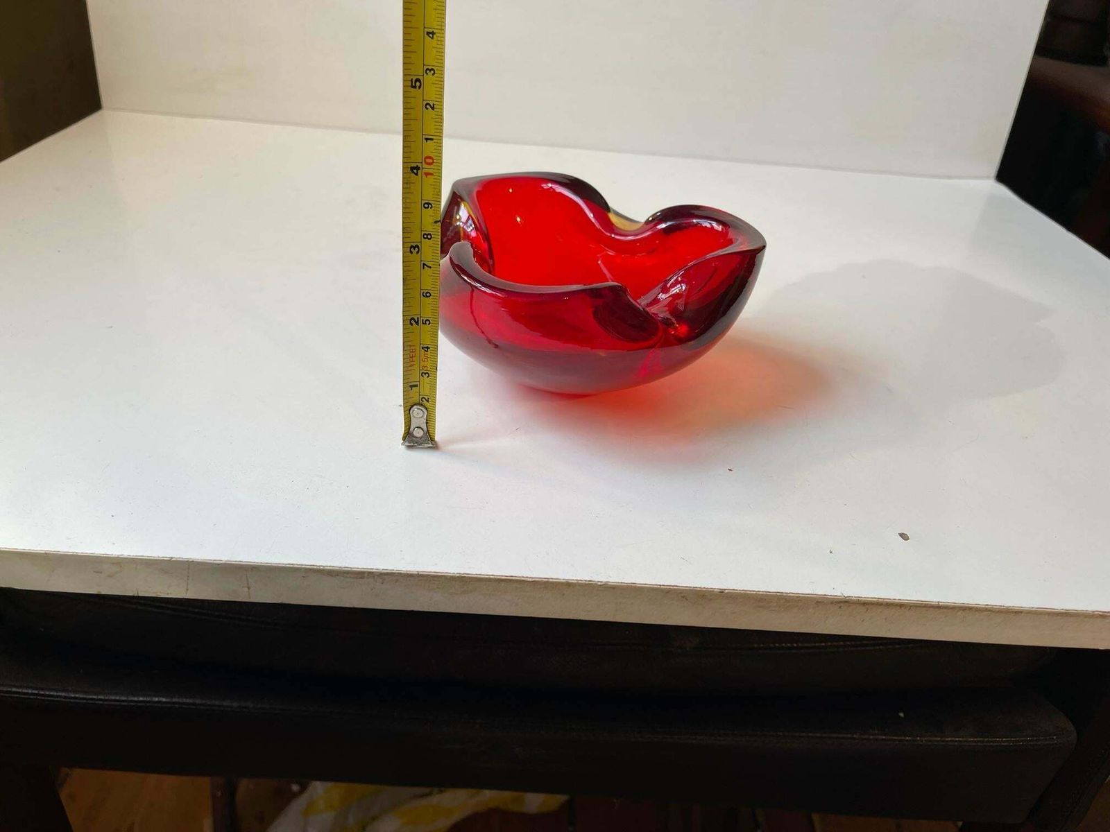 Murano 'Kiss' Or 'Red Lips' Glass Ashtray, 1970s, Italy photo buy