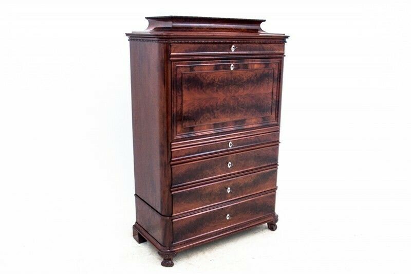 Ancient Secretary, Northern Europe, Circa 1860. After Renovation. photo 4115.0