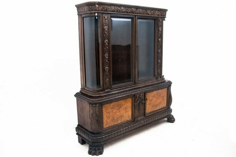 Display Case On Lion's Paws, Germany, Early 19th Century Of The Twentieth Century. photo for sale