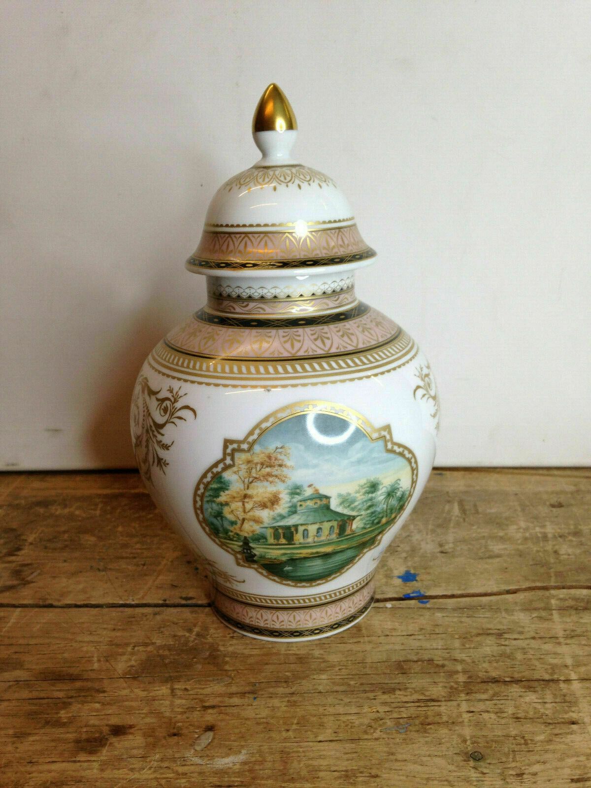 Kaiser German Porcelain Lidded Vase/Urn Vienna Belvedere K Nossek