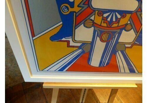 photo furniture Original Vintage Seymour Chwast 1968 'Pop Cycles' Famous Faces Pa USA Poster
