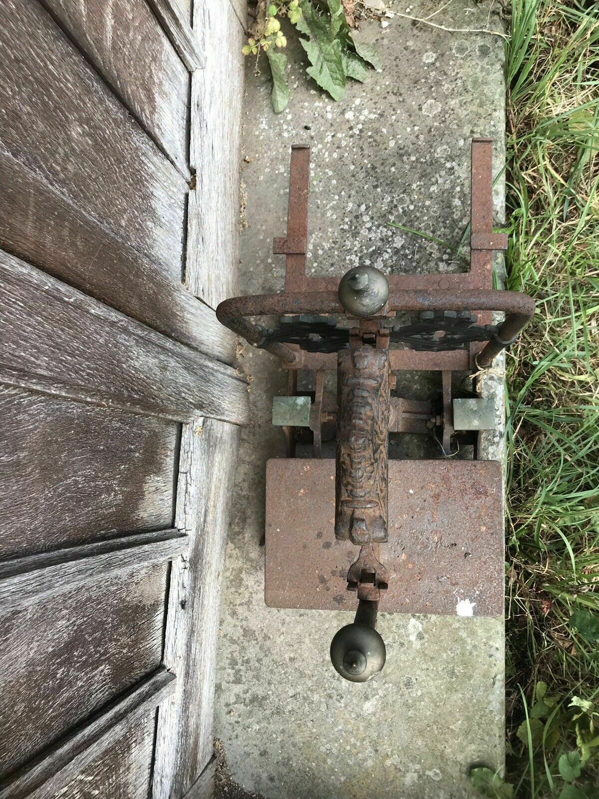 Home Decor Rare Cast Iron And Bronze Millers Scale By Bartlett And Son photo