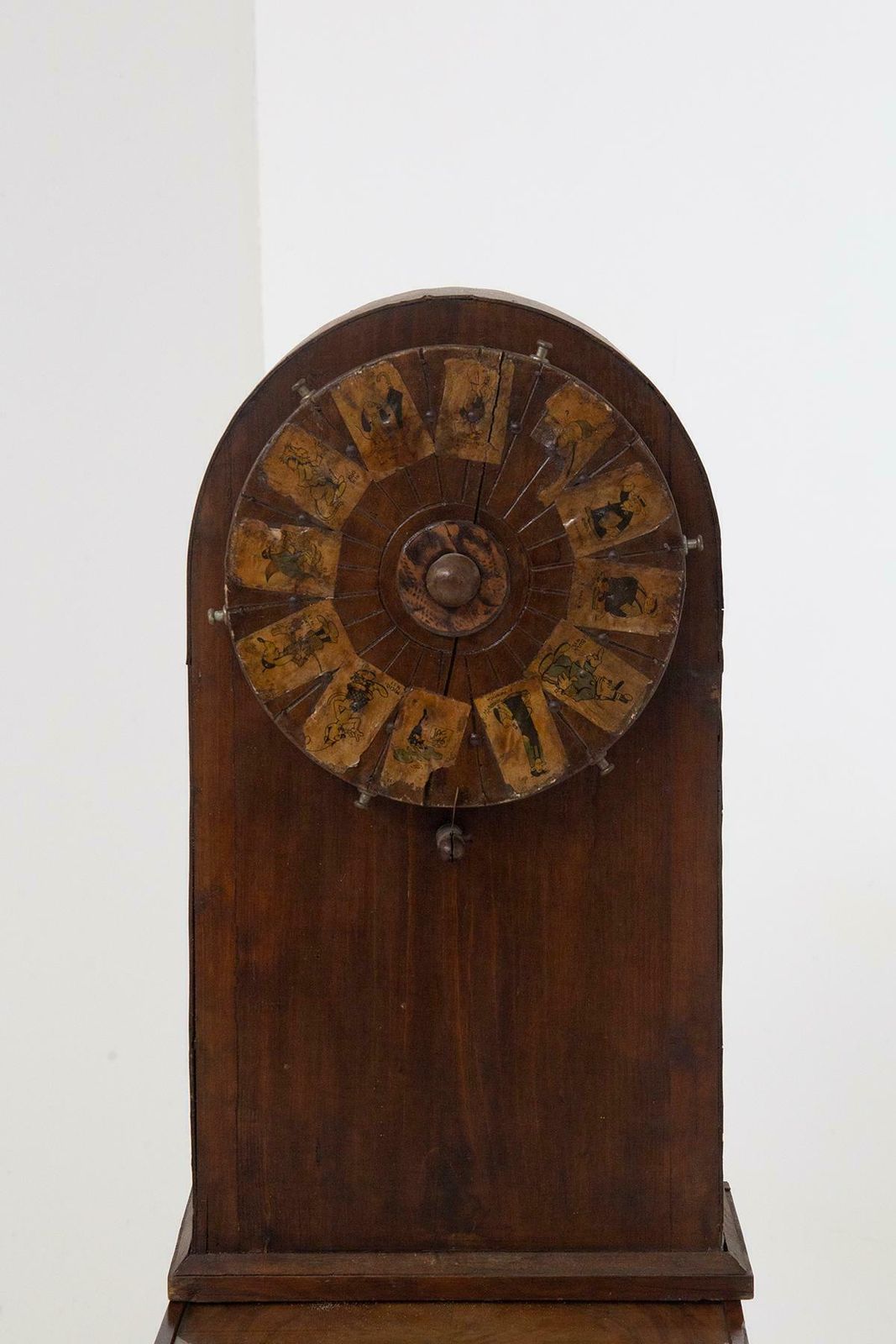 Antique Wooden Roulette Game Wheel With Applied Figures photo Home Decor