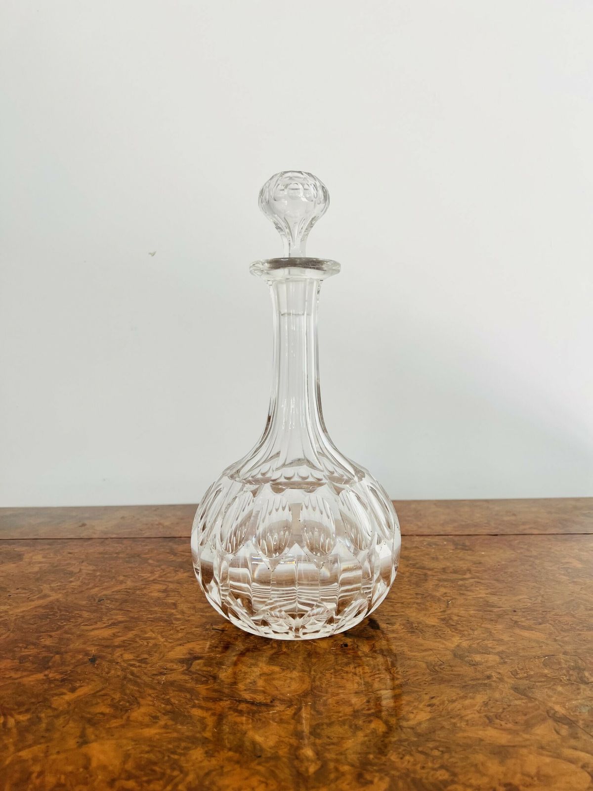 Victorian Quality Cut Glass Decanter photo for sale