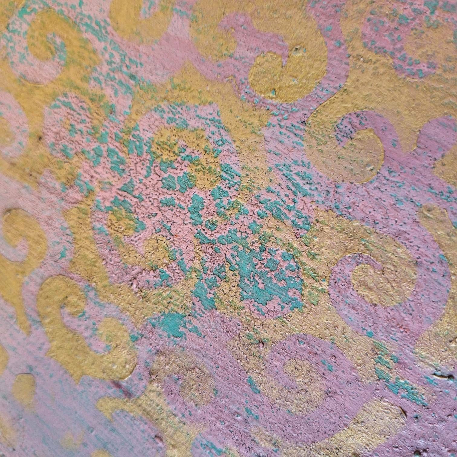 photo for sale Commission Item, Pink Gold Multi Colour Vintage Painted Drinks Cocktail Cabinet, Baby Change Unit