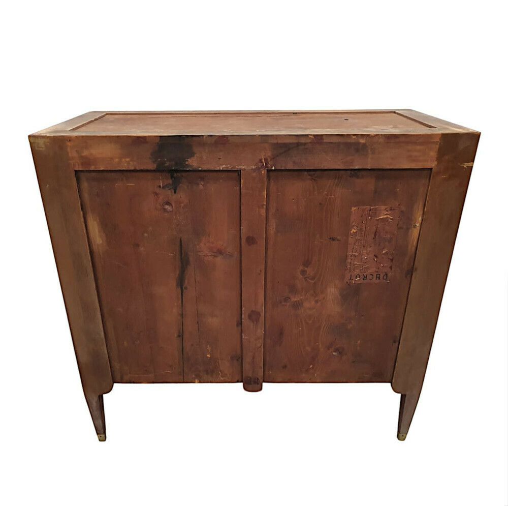 A Fine Early 20th Century Highly Inlaid Marble Top Chest Of Drawers photo vintage