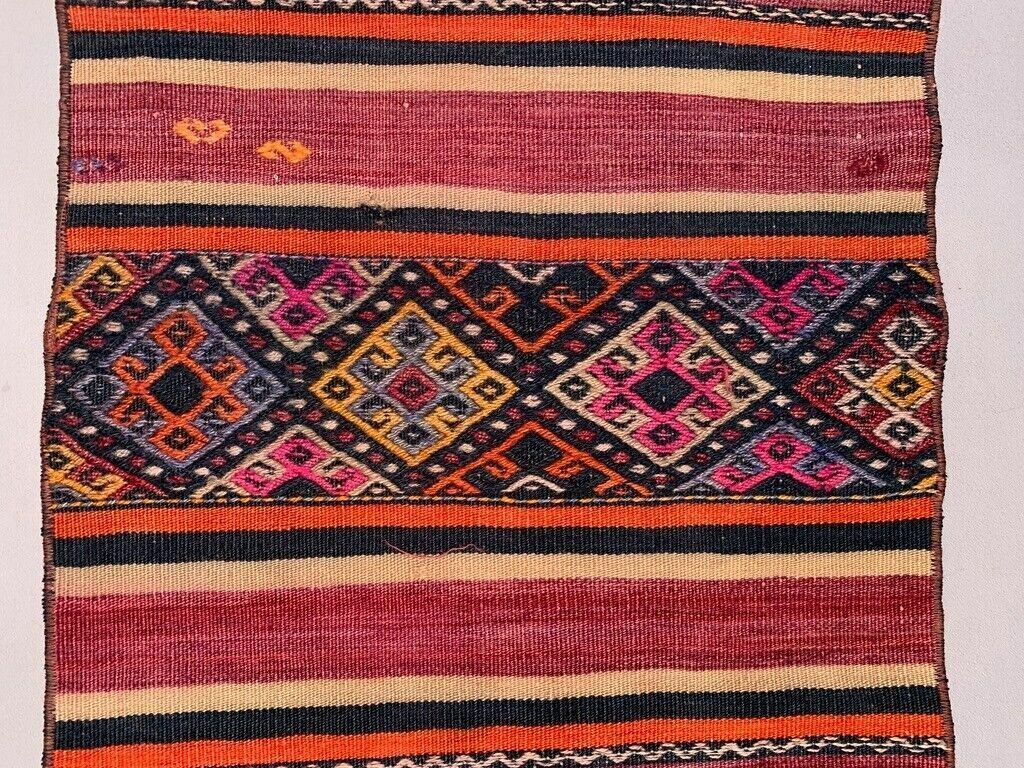Old Turkish Narrow Kilim Runner 318x50 Cm Shabby Chic, Vintage Kelim photo 295.0