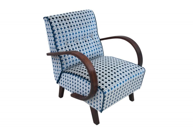 A Pair Of Art Deco Armchairs From The 1930s. Armchairs Designed By J. Halabala. photo vinterior