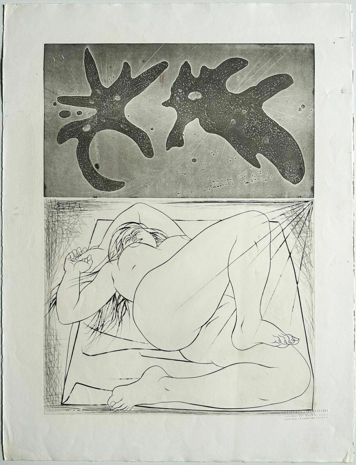 Tremois Pierre Yves   Signed Engraving Erotica The Rite Of Spring 1975