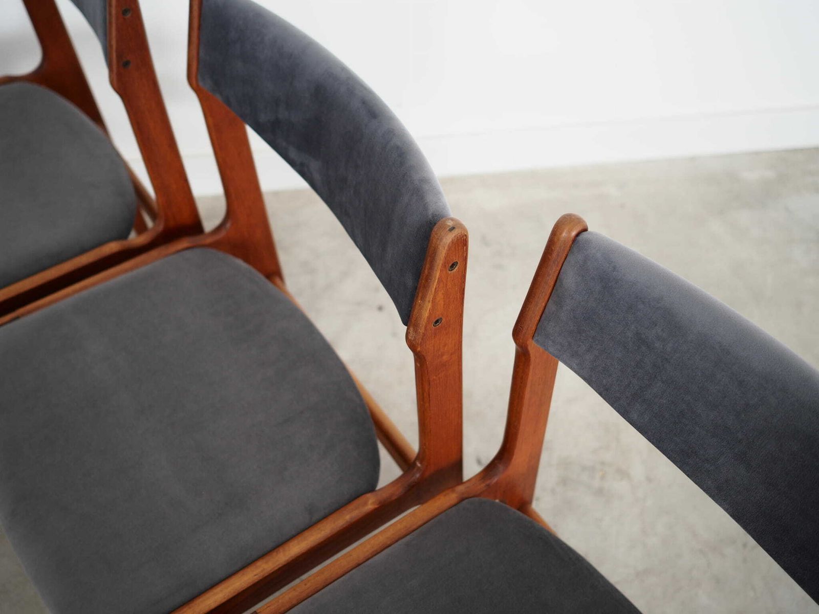 photo vinterior Set Of Six Teak Chairs, Danish Design, 1960s, Production: Denmark