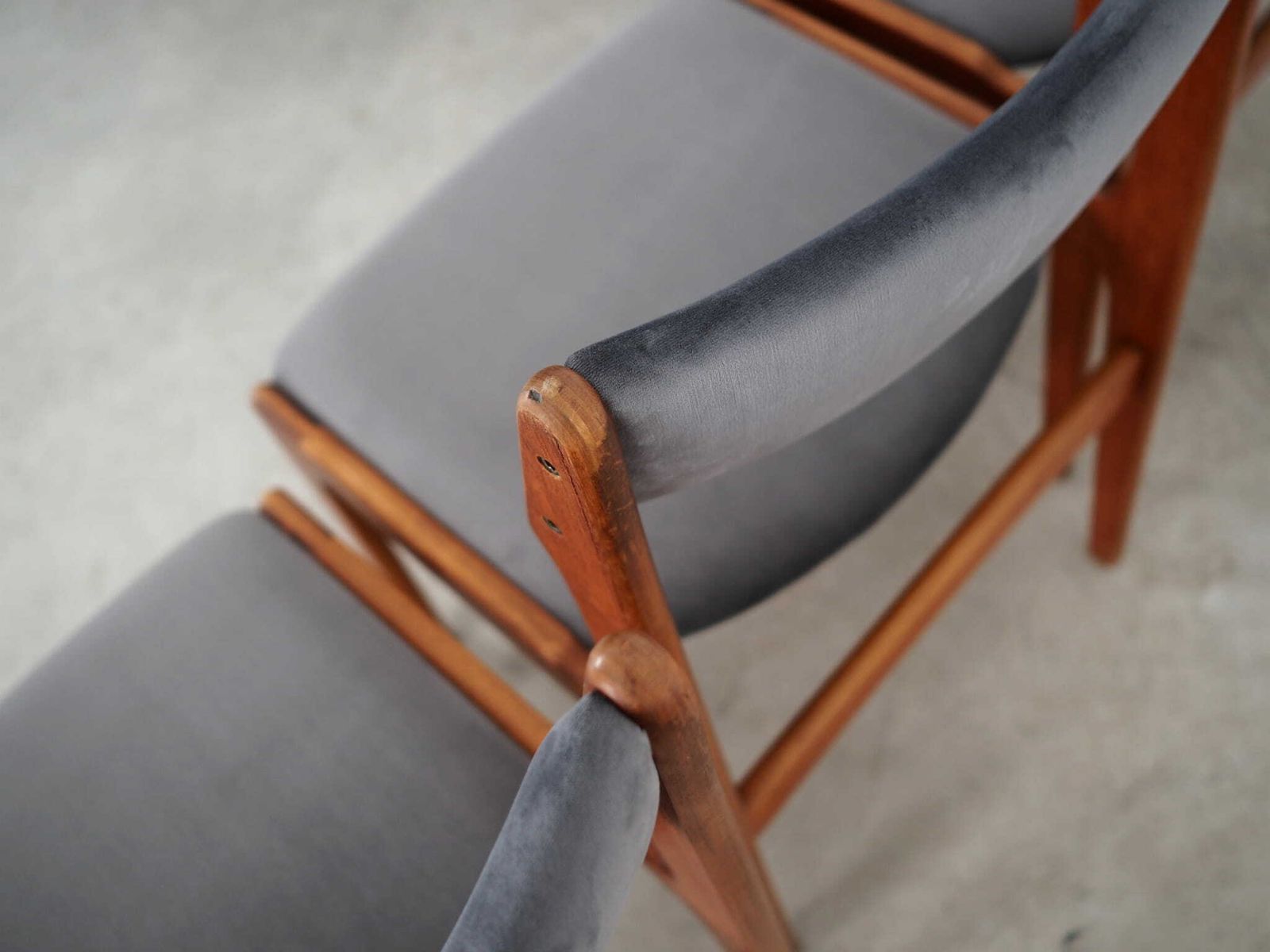 photo vintage Set Of Six Teak Chairs, Danish Design, 1960s, Production: Denmark
