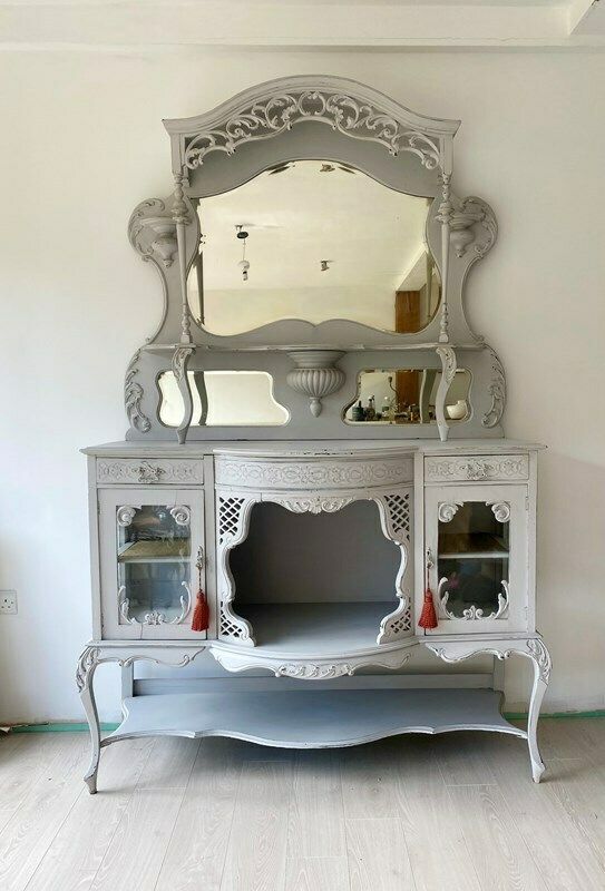 Decorative Painted Victorian Dresser Sideboard photo furniture