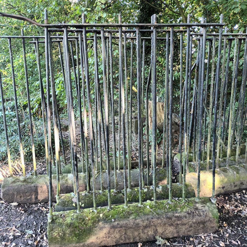A Run Of Victorian Iron Railings photo furniture