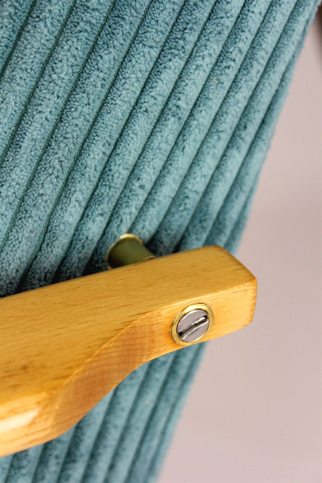 Mid Century Pink & Turquoise Beech Armchairs, 1960s, Set Of 2 photo buy