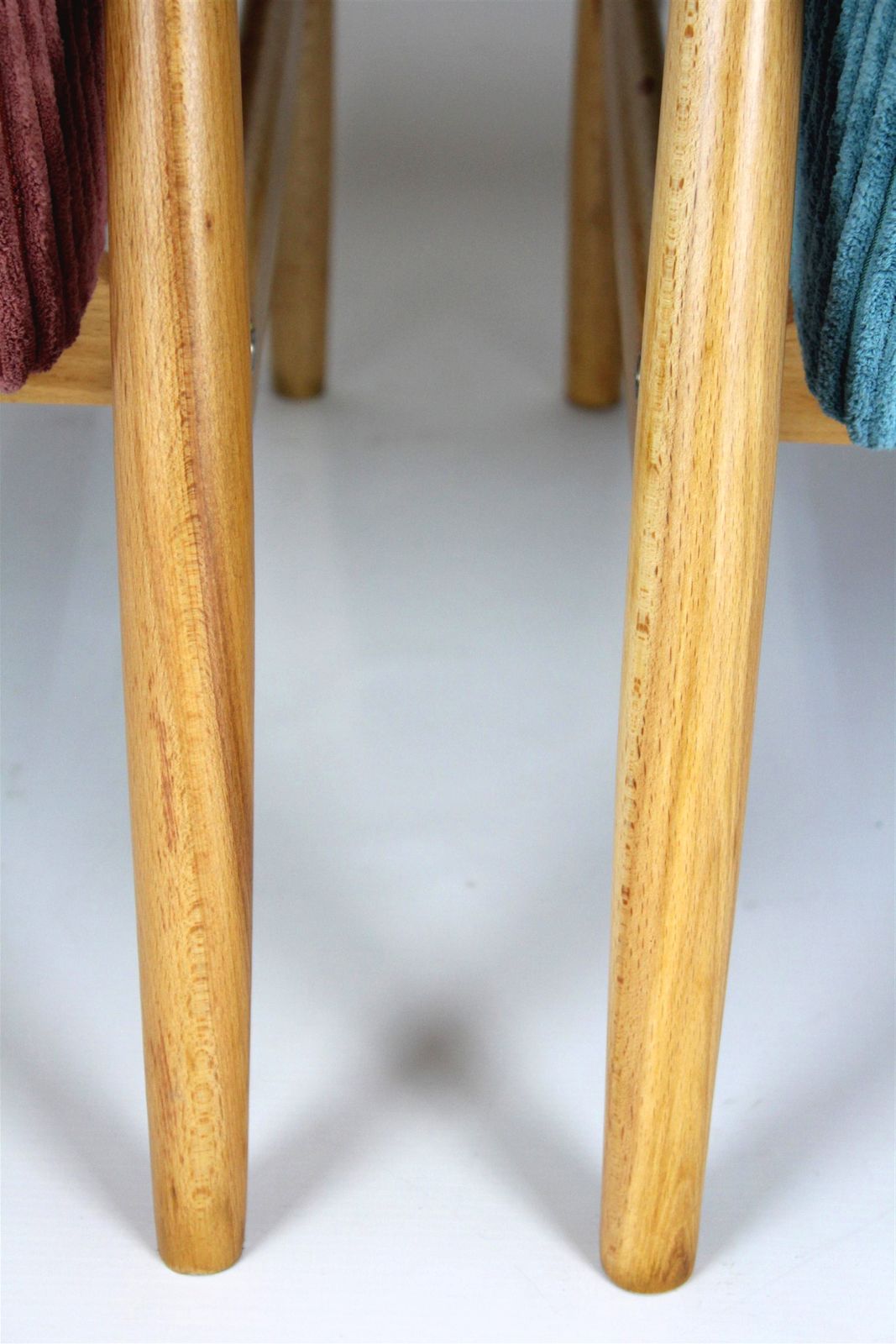 Furniture Mid Century Pink & Turquoise Beech Armchairs, 1960s, Set Of 2 photo