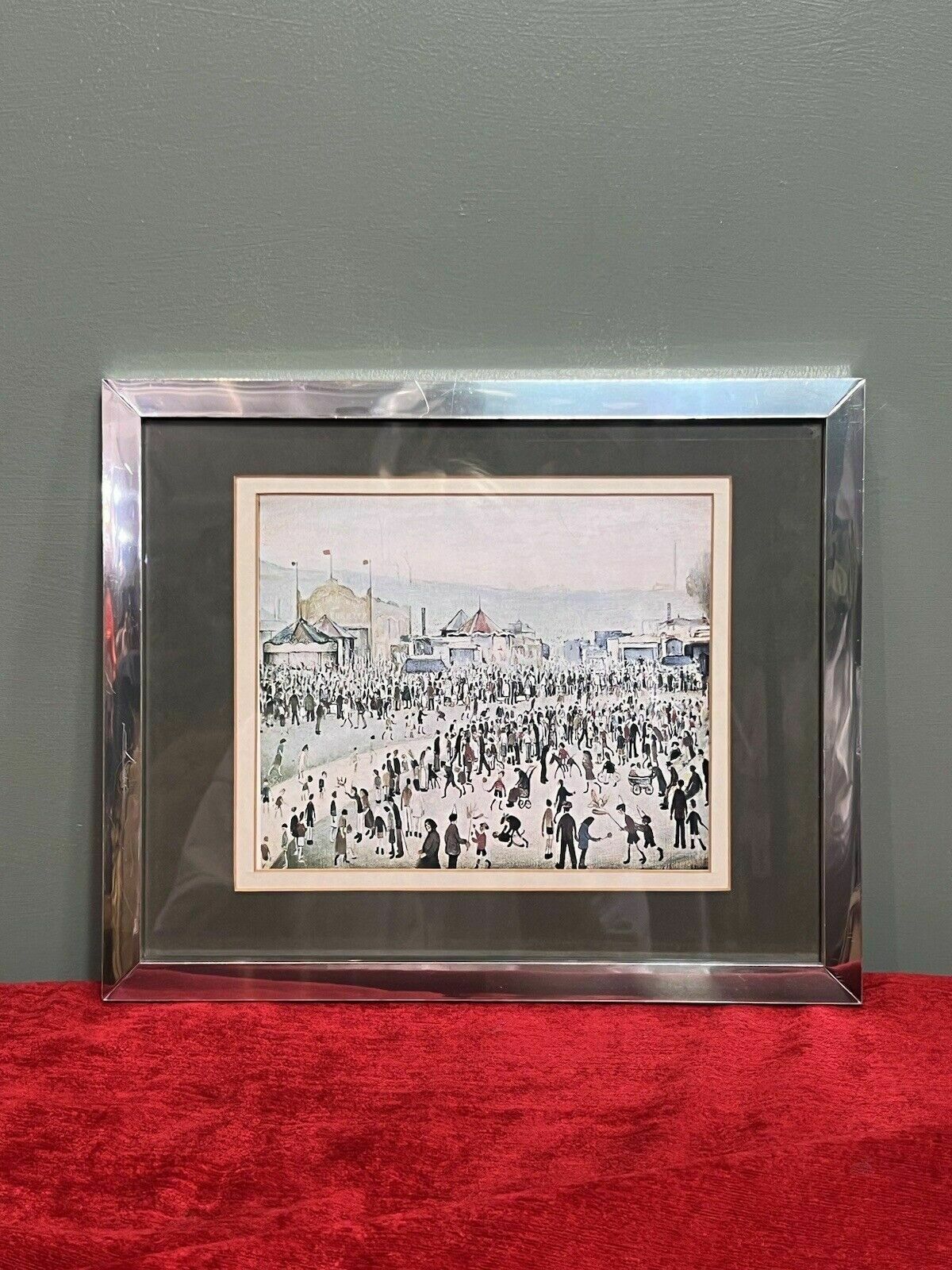 Laurence Stephen Lowry 'The Fairground 1949'' Framed Lithograph Print