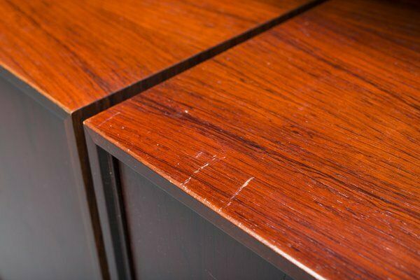 photo buy German Rosewood Modular Wall Shelves From Idee Mobel, 1960s, 25 Sets