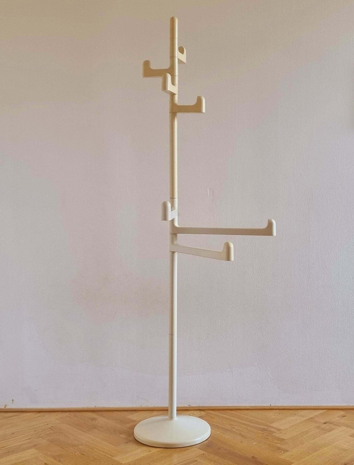 Midcentury Floor Coat Rack Gedy, Makio Hasuike, Italy, 1970s photo vintage